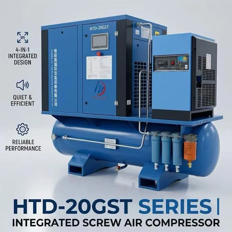 Compresor de aire 4 en 1 de 15 KW y 16 barras